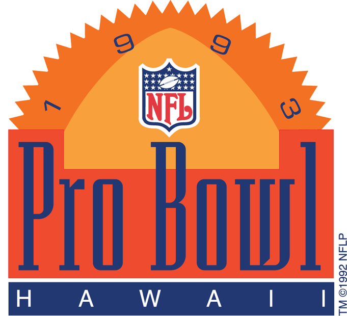 Pro Bowl 1993 Logo iron on paper